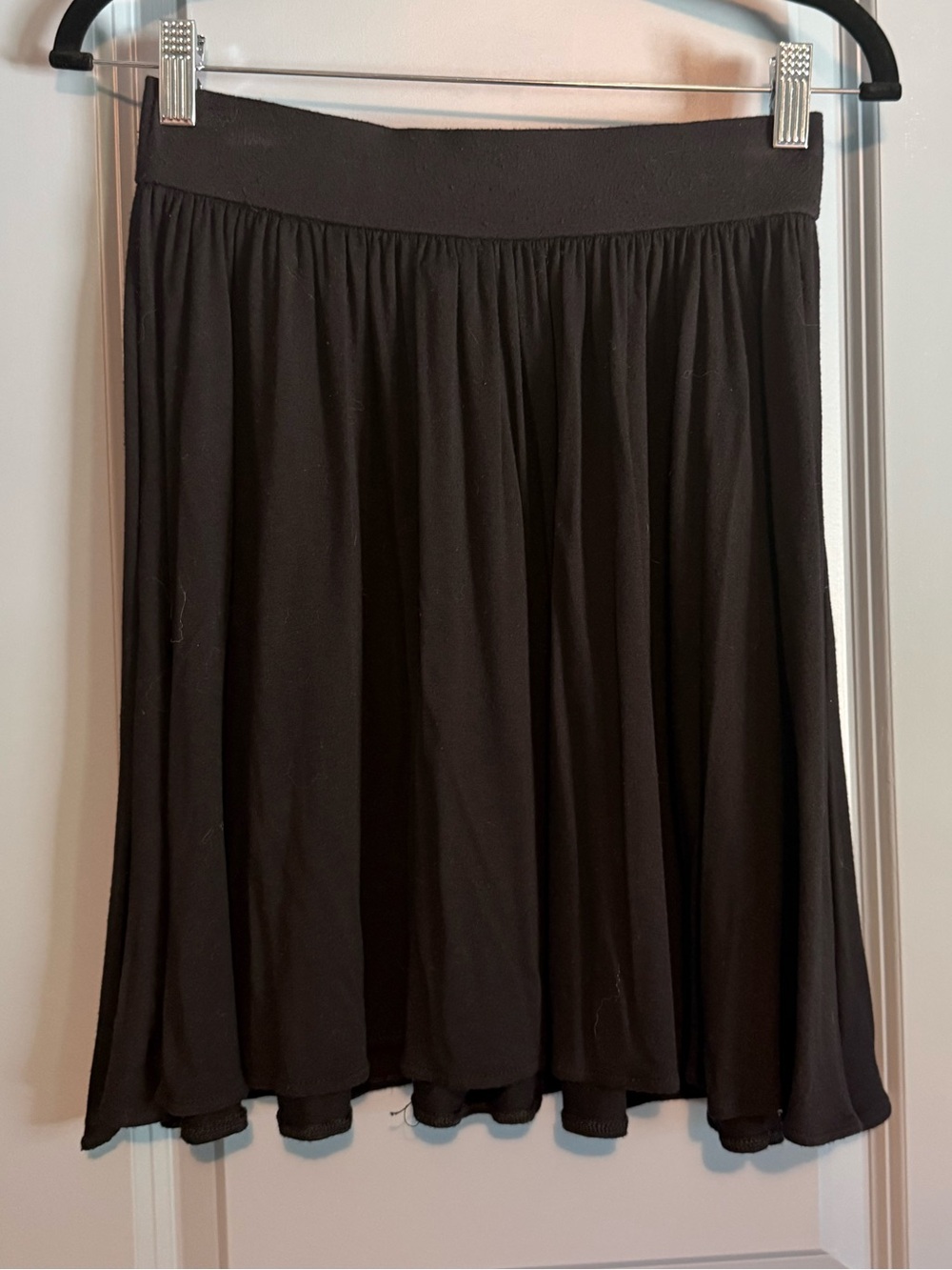 Express Black Circle Skirt with Soft Full Sweep